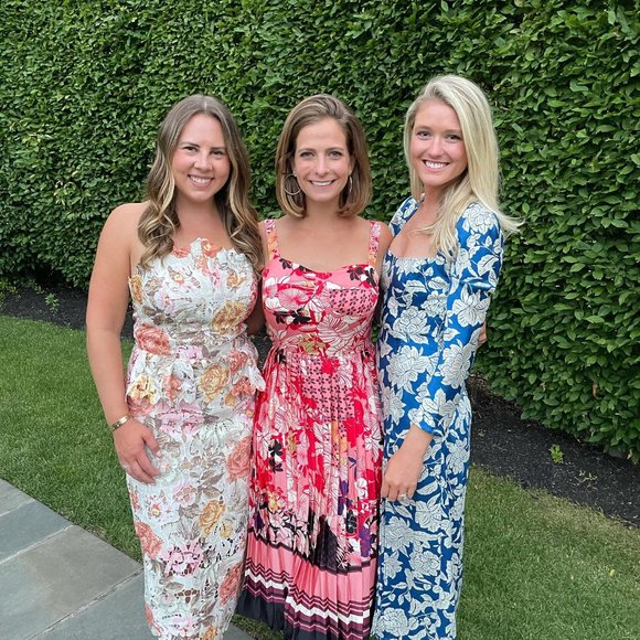 Dahlia Macphee Floral Pleated Midi Dress Medium - Picture 2 of 7